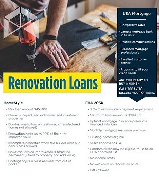 Missouri personal and home improvement loans